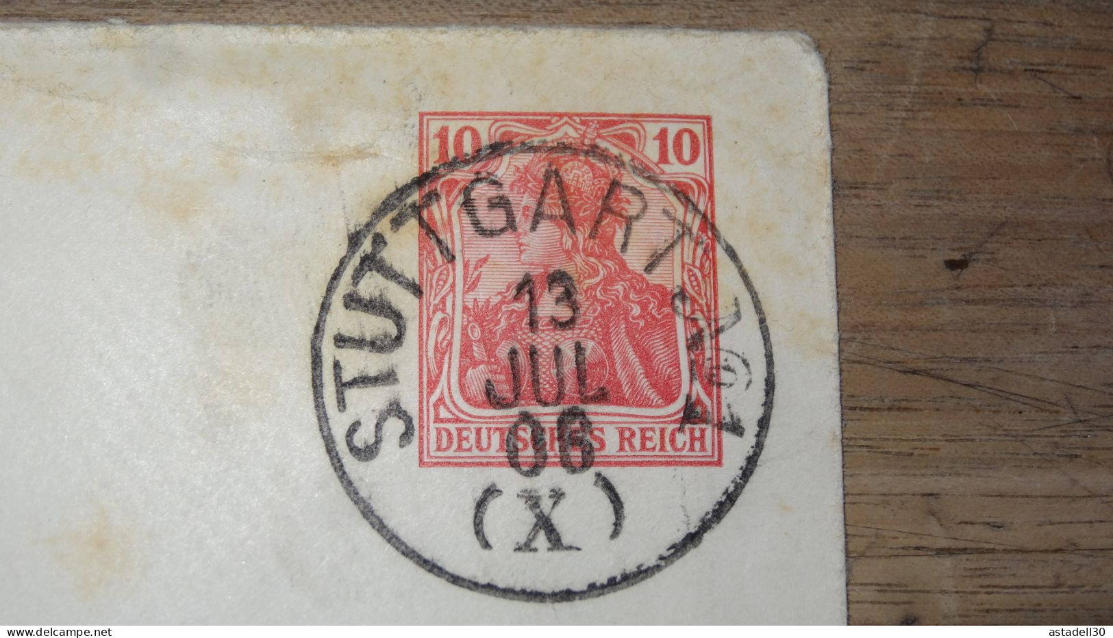 Enveloppe Entier Postal, Regierungs Jubilaum 1906, Stuttgart  ......... Boite1 ..... 240424-245 - Lettres & Documents