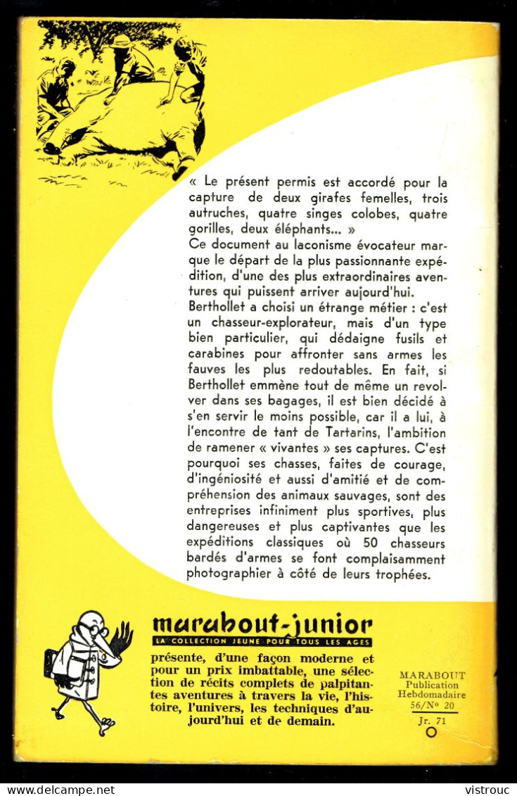 "Capturez-les Vivants", De BETHOLLET - MJ N° 71 - Récit - 1956. - Marabout Junior