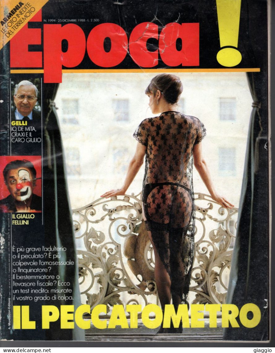 °°° RIVISTA EPOCA N° 1994 DEL 25 DICEMBRE 1988 °°° - Other & Unclassified