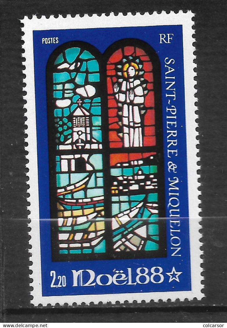 SAINT PIERRE ET MIQUELON N°   496 " NOËL " - Unused Stamps