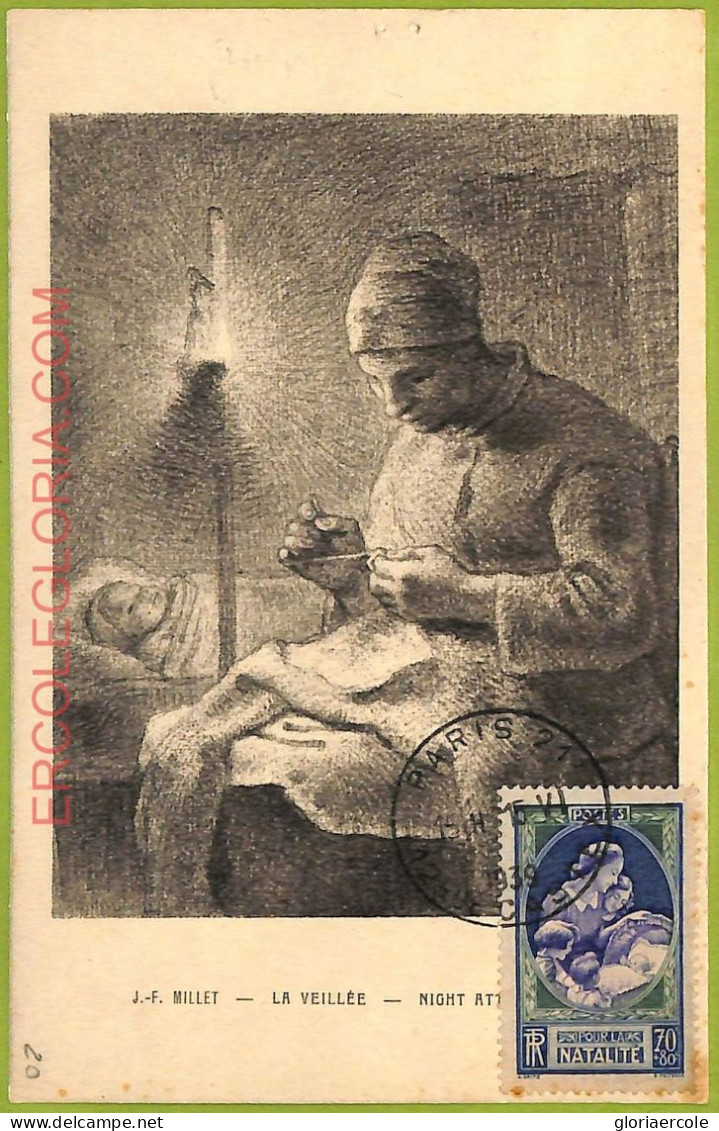Ad3325 - FRANCE - Postal History - MAXIMUM CARD -  1939 - 1930-1939