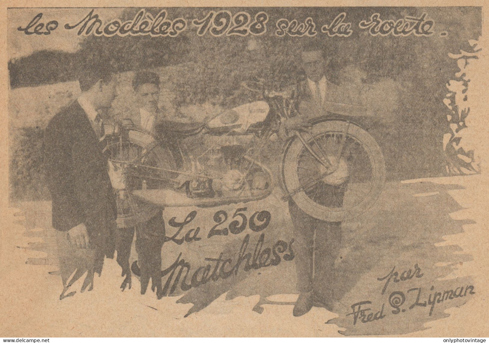 Moto MATCHLESS 250 Cmc. - Pubblicità D'epoca - 1928 Old Advertising - Werbung