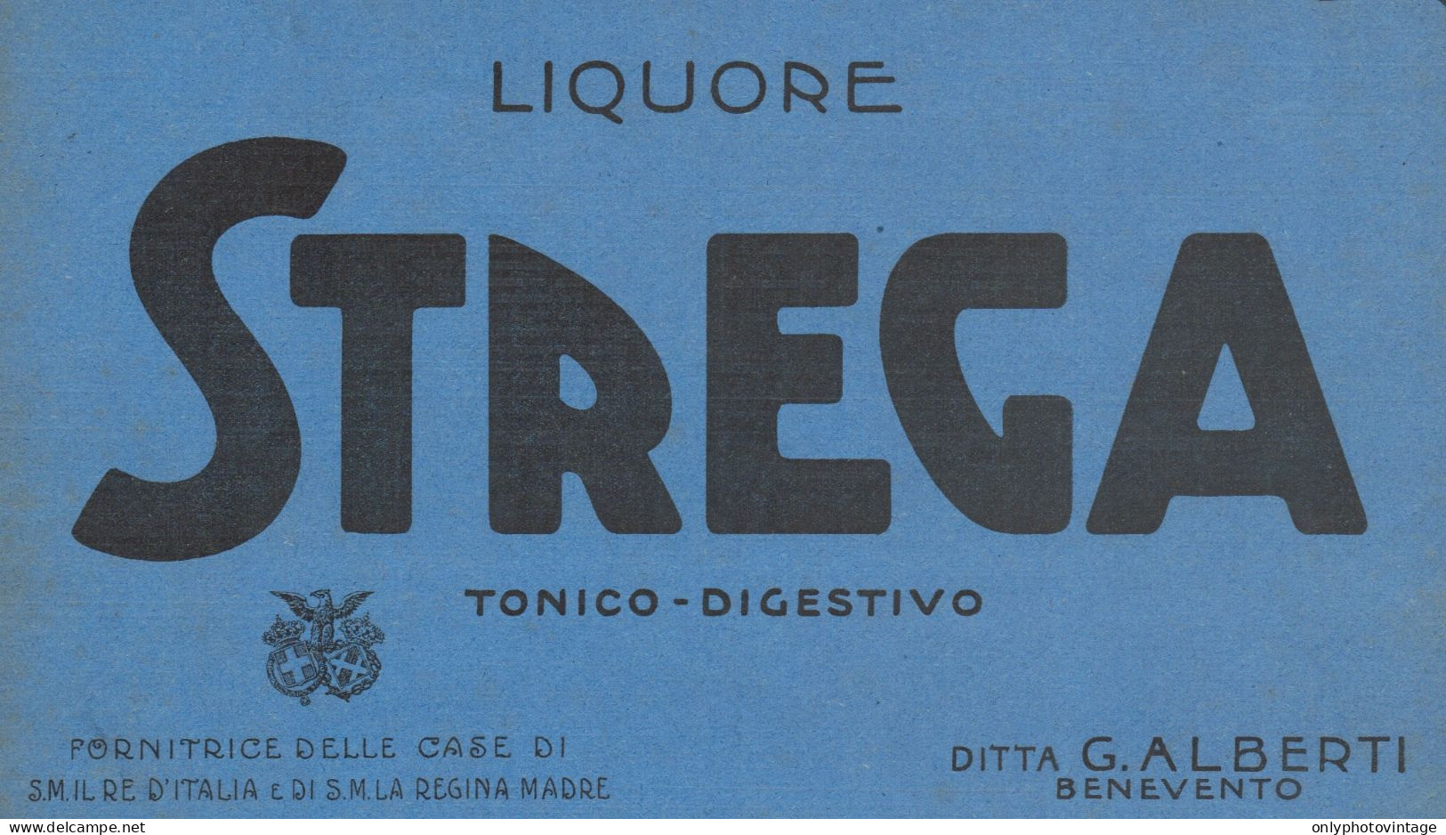 Liquore STREGA - Ditta Alberti - Pubblicità D'epoca - 1924 Old Advertising - Publicités
