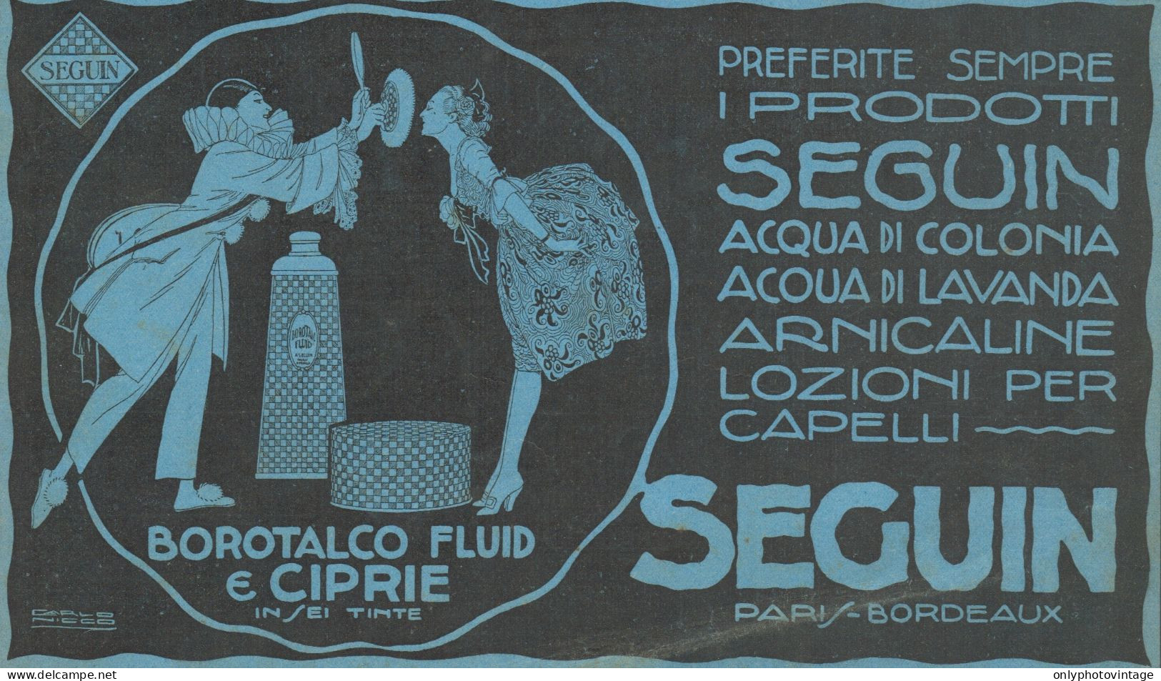 Prodotti SEGUIN - Illustrazione - Pubblicità D'epoca - 1924 Old Advert - Werbung
