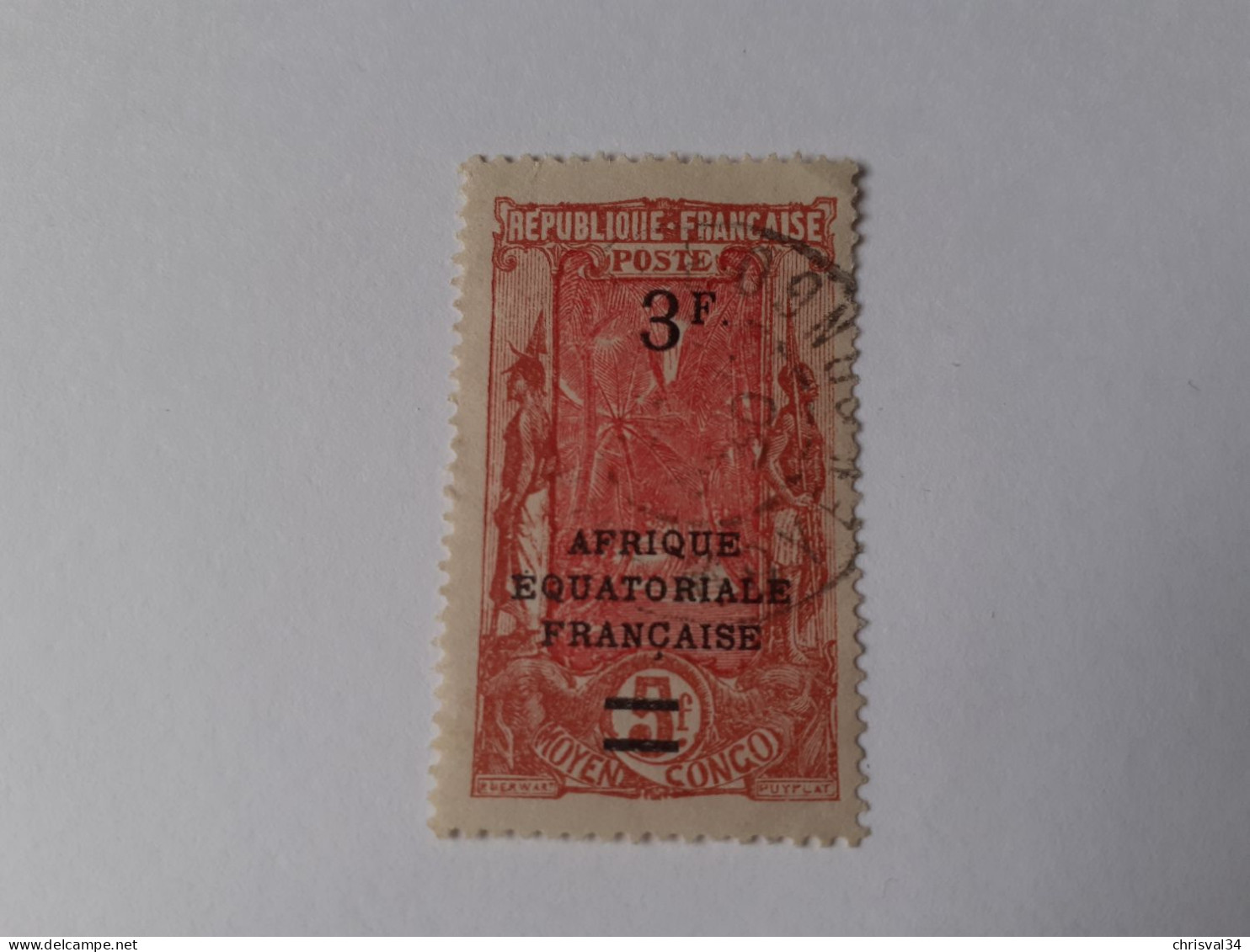 TIMBRE  CONGO    N  103     COTE  4,00  EUROS    OBLITERE - Used Stamps