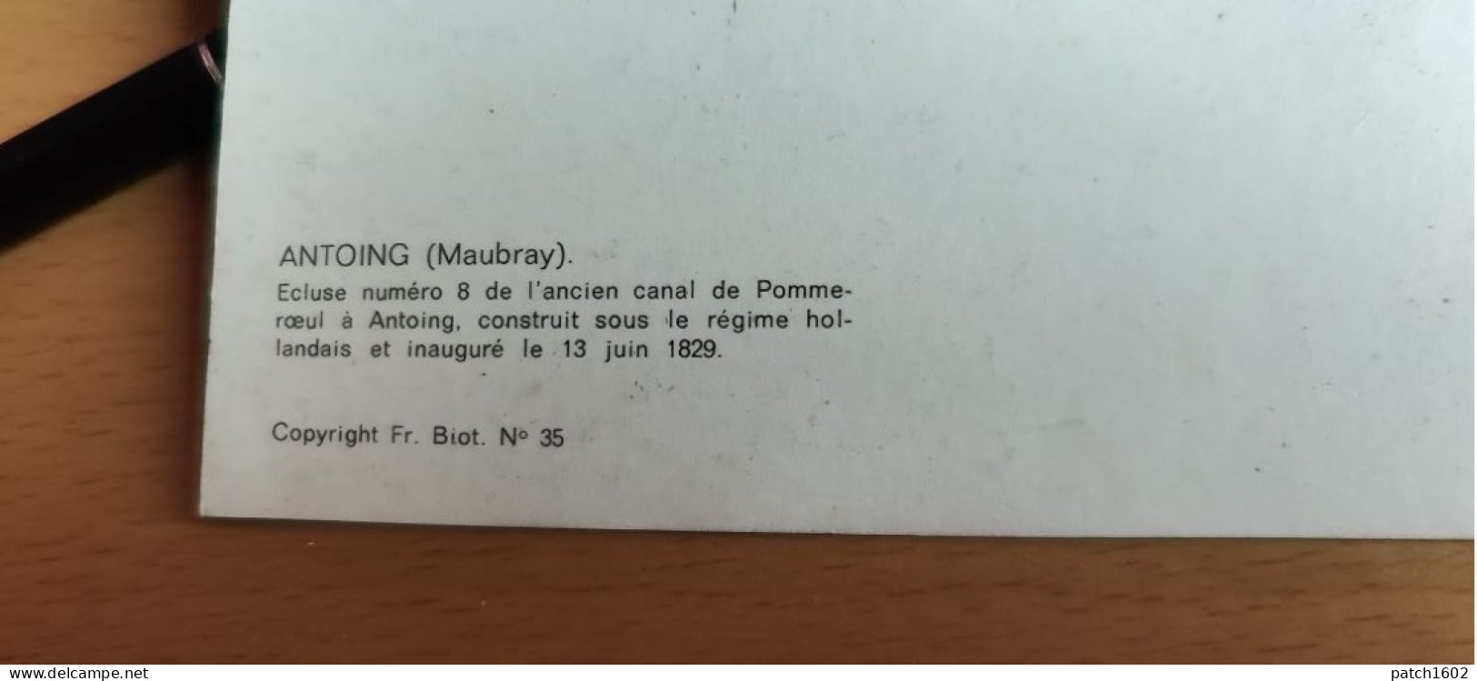 Antoing - Maubray Ecluse N°8 De L'ancien Canal De Pommeroeul à Antoing Batellerie - Sonstige & Ohne Zuordnung