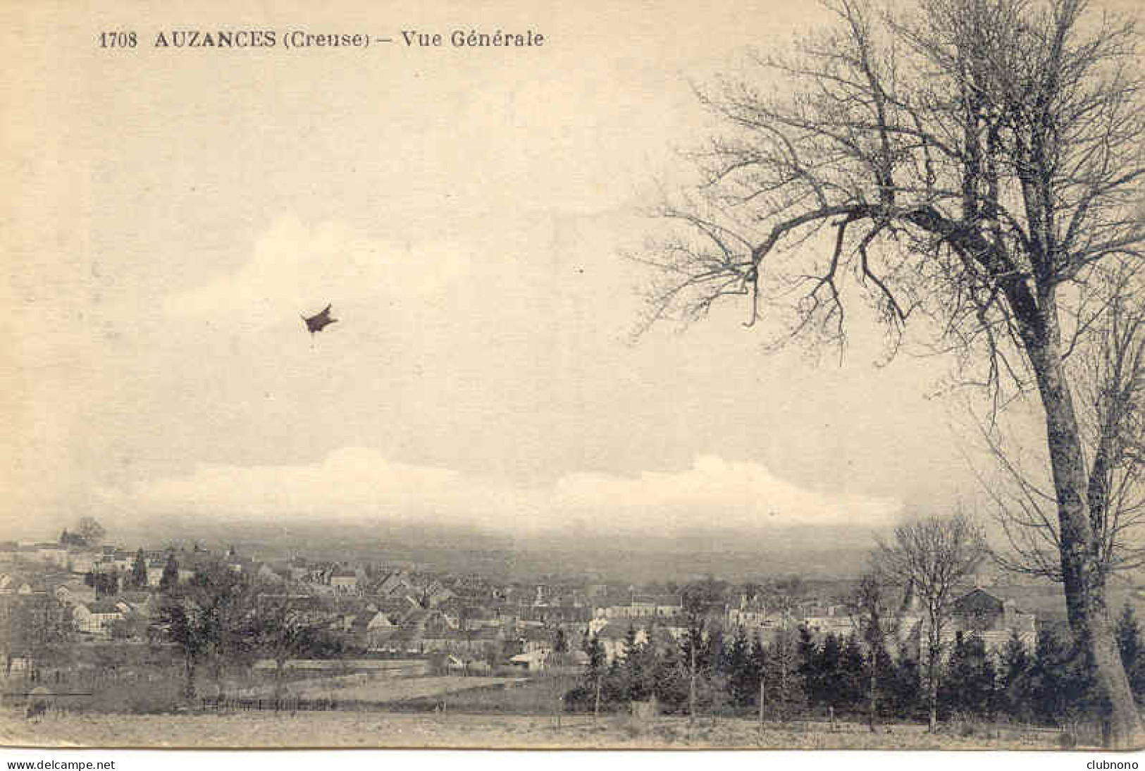 CPA - AUZANCES - VUE GENERALE (RARE PRISE DE VUE) - Auzances