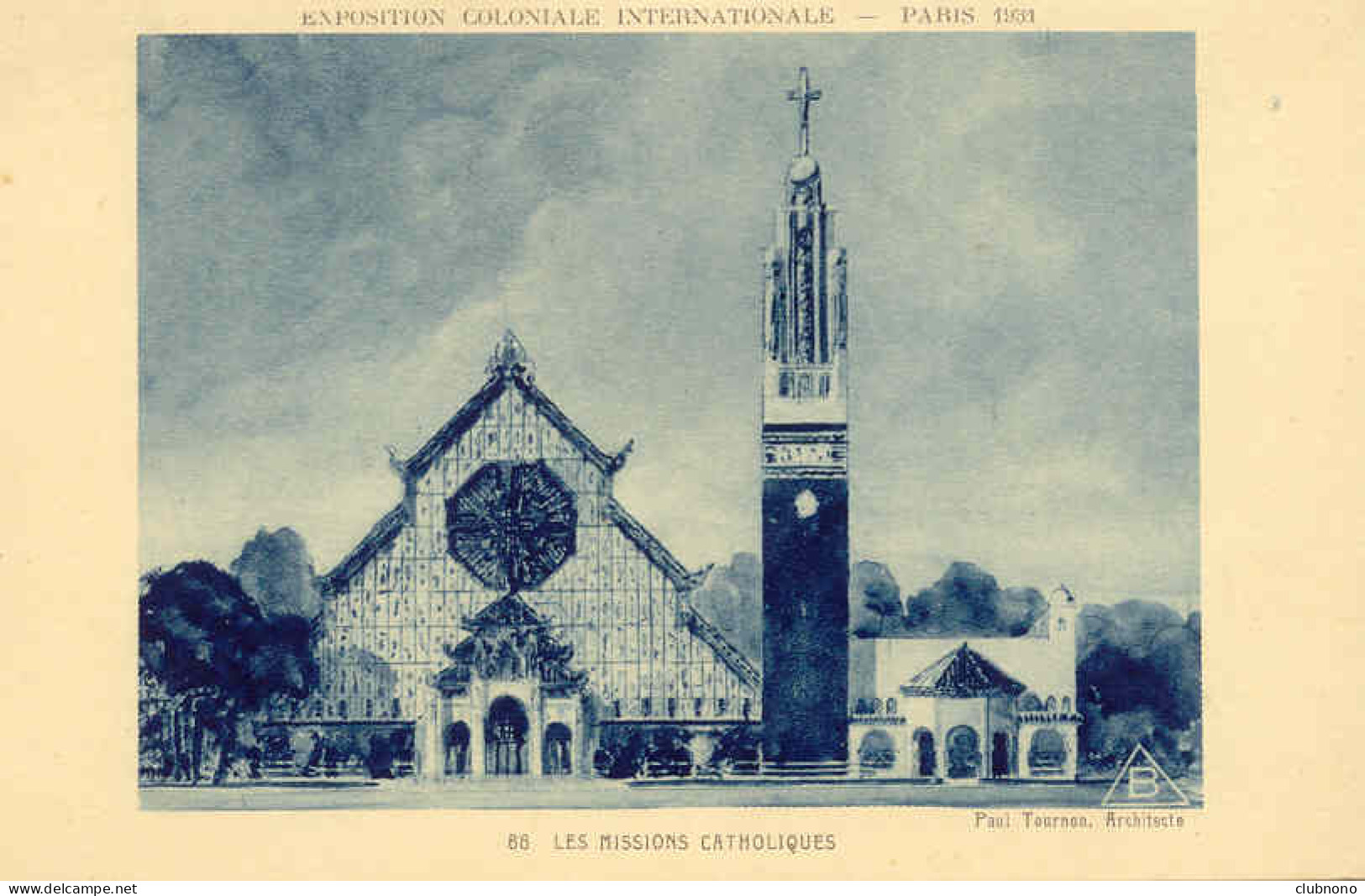 CPA - PARIS - EXPO INTle 1931 - MISSIONS CATHOLIQUES - Exhibitions