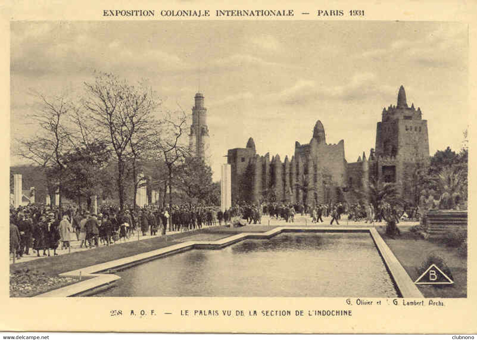 CPA - PARIS - EXPO INTle 1931 - AOF - LE PALAISVUE DE LA SECTION DE L'INDOCHIINE - Exhibitions