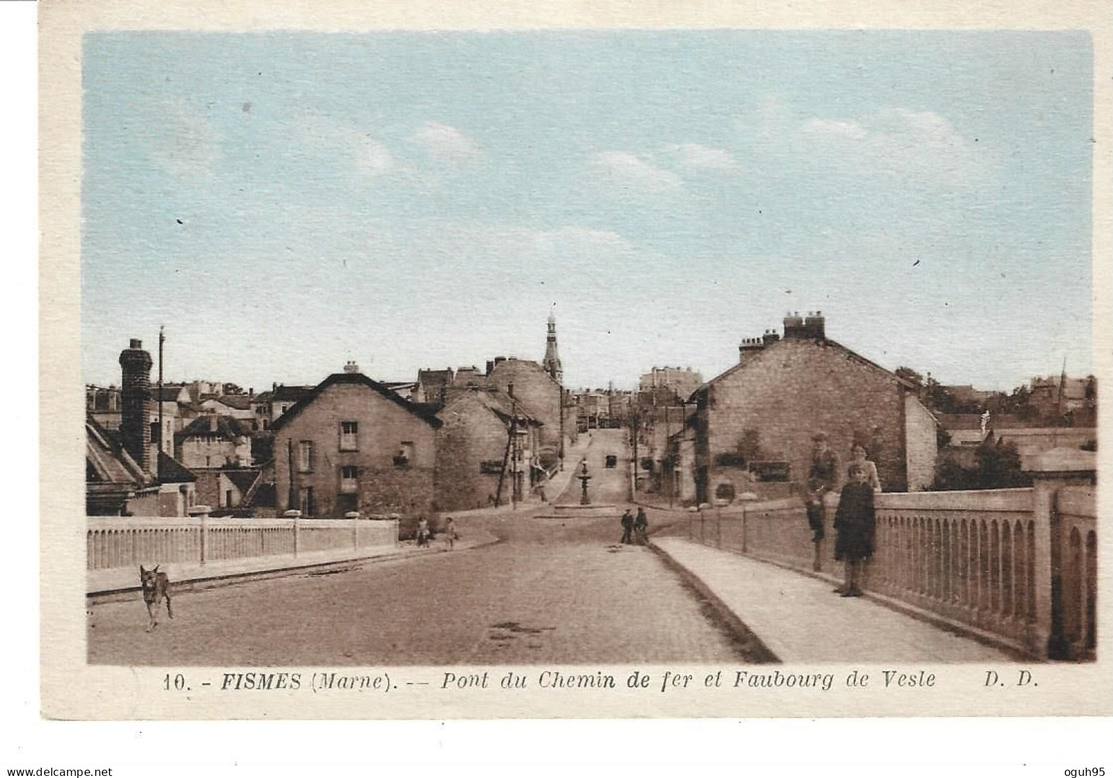51 - FISMES - Pont Du Chemin De Fer Et Faubourg De Vesles - Fismes