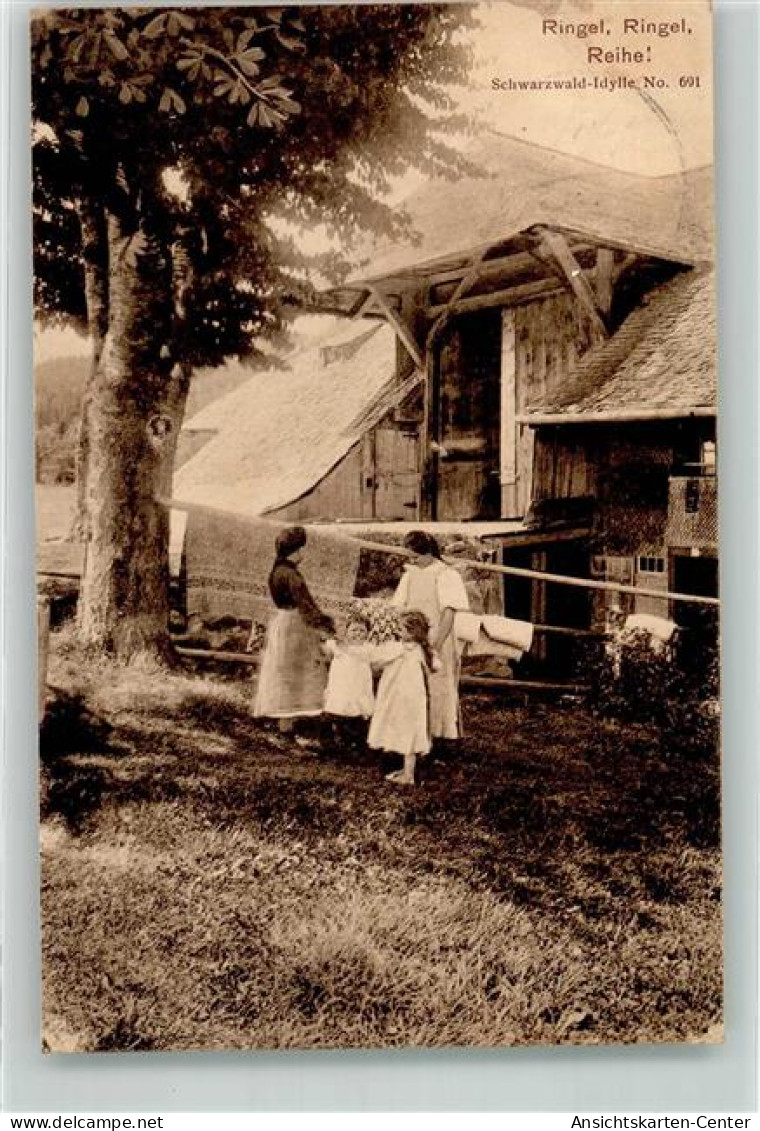 10676806 - Ringelreigen Schwarzwald Idylle Nr. 691 Waesche Betten Haengen Auf Dem Zaun - Hochschwarzwald