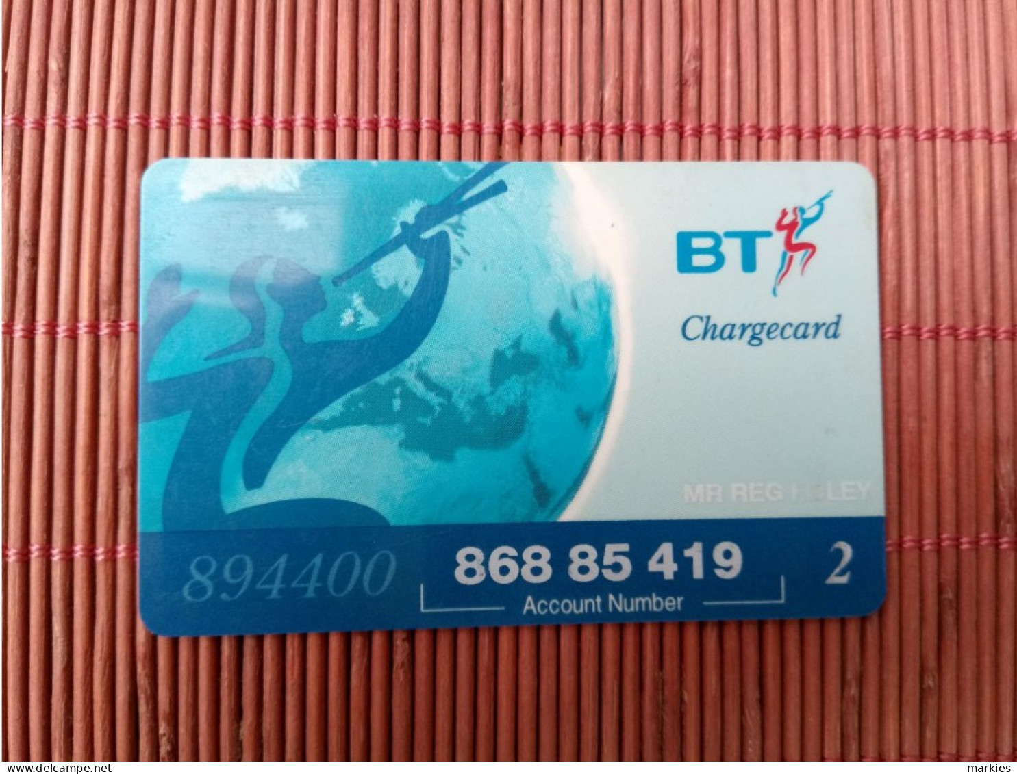 BT Chargeprepaidcard Used 2 Photos Rare ! - Andere & Zonder Classificatie
