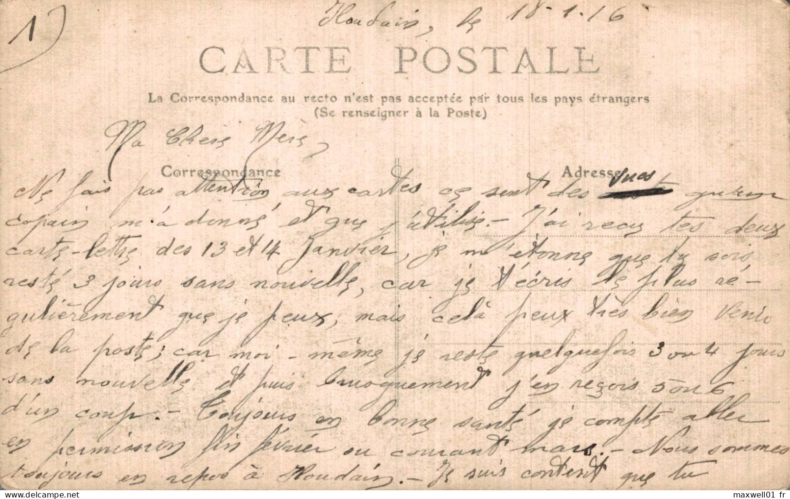 O5 - Carte Postale Fantaisie - Homme - Comment On Porte La Canne "A Vingt Ans" - Männer