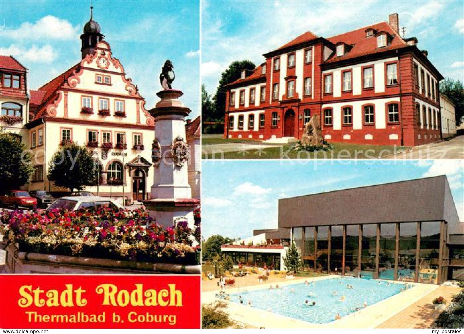 73671391 Rodach Coburg Rathaus Jagdschloss Thermalbad Rodach Coburg - Bad Rodach