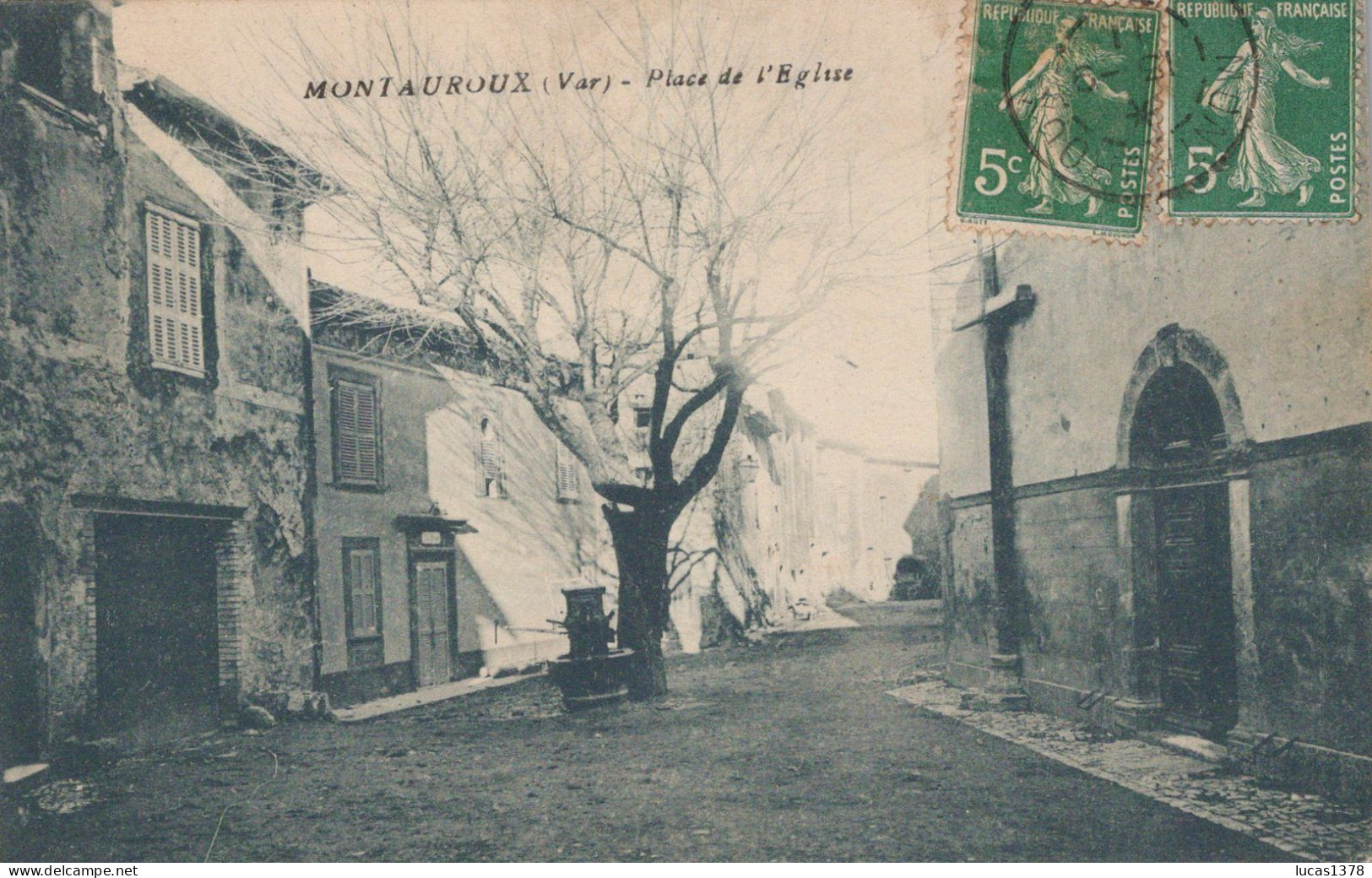 83 / MONTAUROUX / PLACE DE L EGLISE - Montauroux