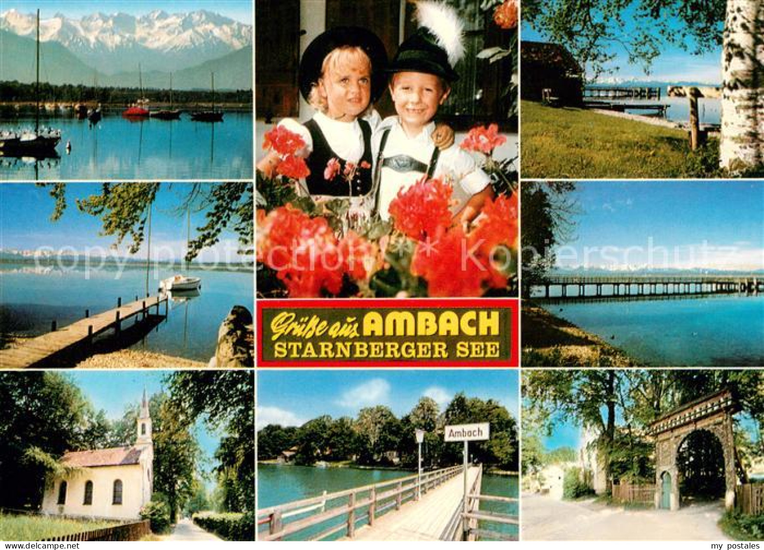 73671376 Ambach Starnbergersee Motive Am See Trachten Kapelle Steg Ambach Starnb - Starnberg