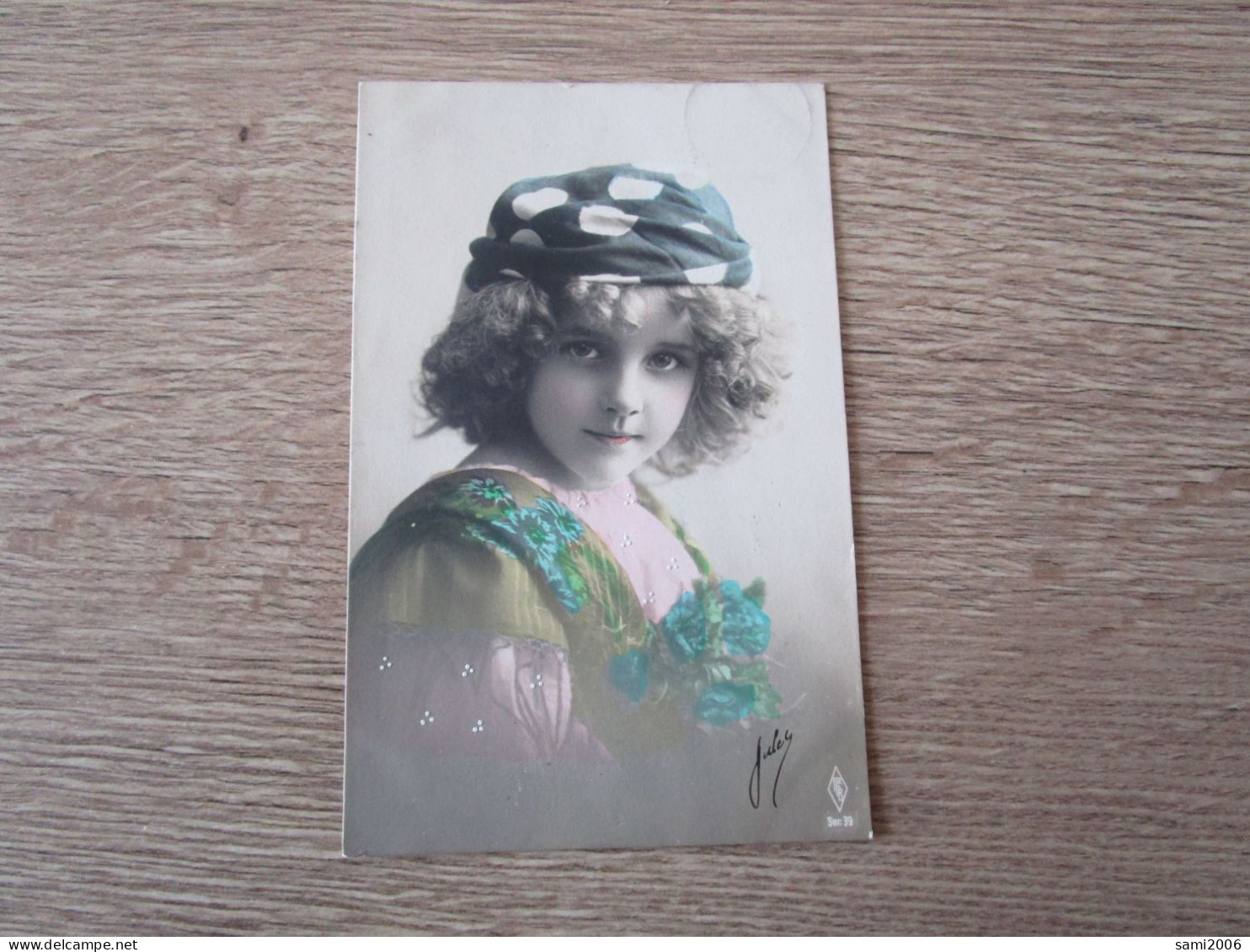 CPA PHOTO GRETA REINWALD  FOULARD CHEVEUX - Abbildungen