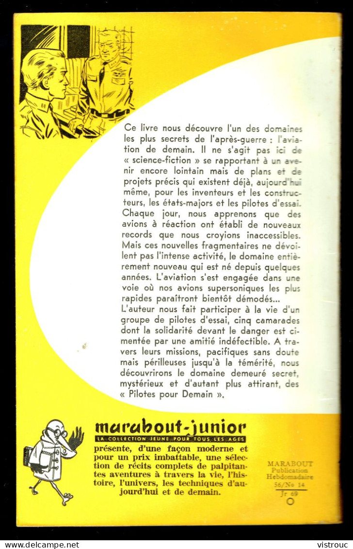 "Pilotes Pour Demain", De Jacques PIERROUX - MJ N° 69 - Récit - 1956 - Marabout Junior