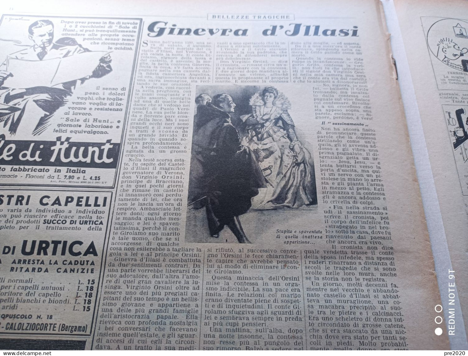 DOMENICA DEL CORRIERE 1937 IL DUCE A VENEZIA GALATINA SESTO SAN GIOVANNI ILLASI - Andere & Zonder Classificatie