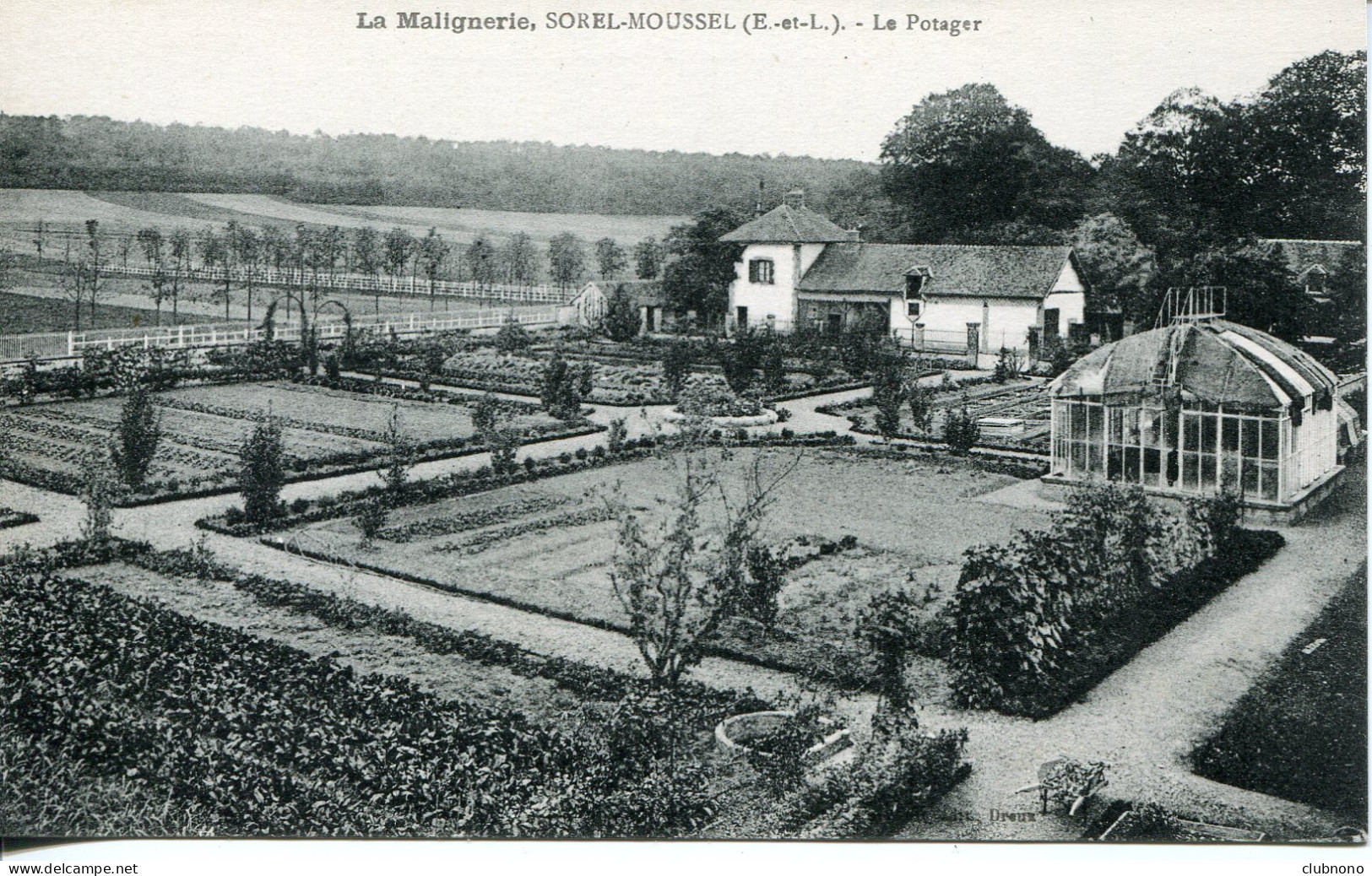 CPA  -  SOREL-MOUSSEL - LA MALIGNERIE - LE POTAGER - Sorel-Moussel