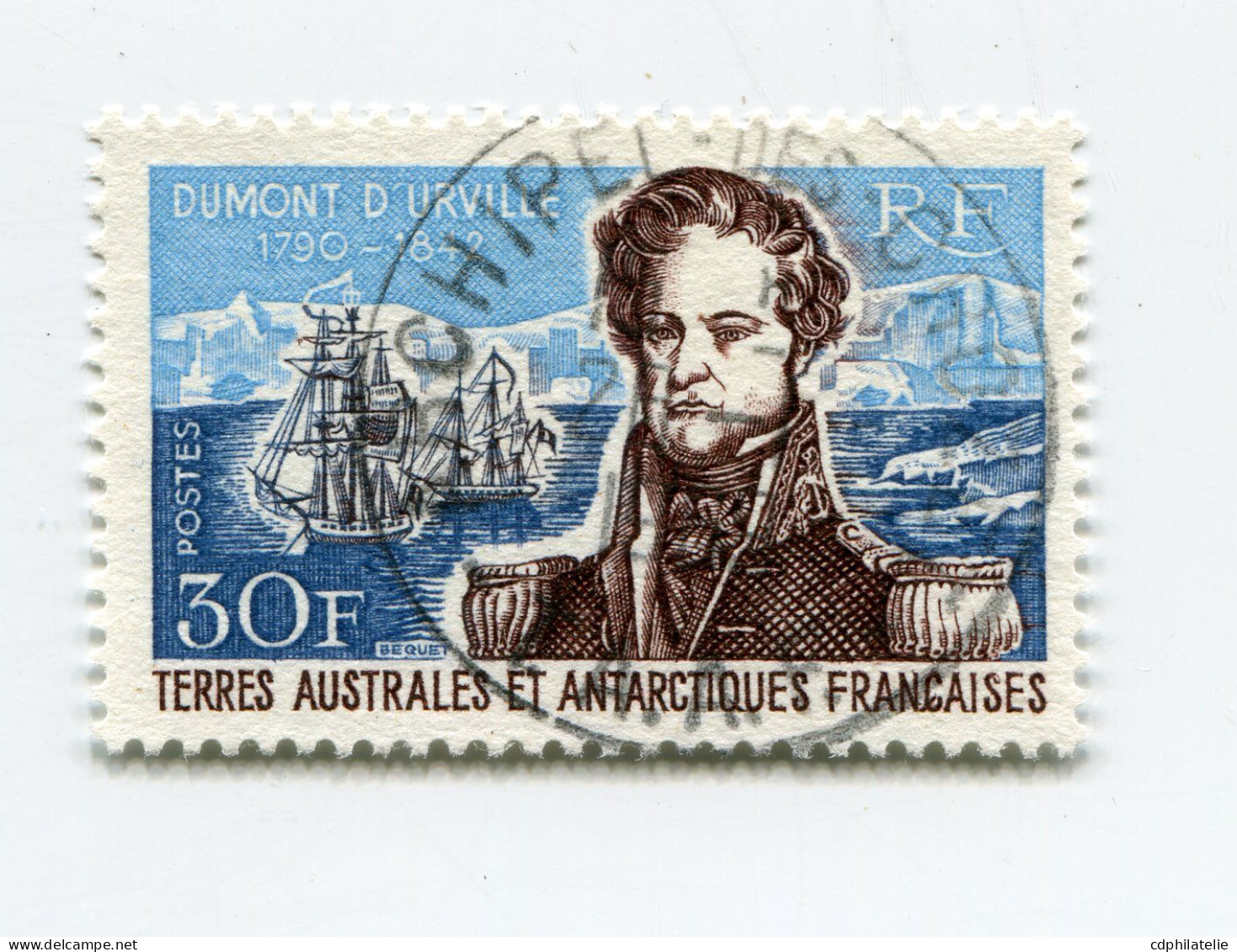 T. A.A. F. N°25 O AMIRAL DUMONT D'URVILLE - Used Stamps