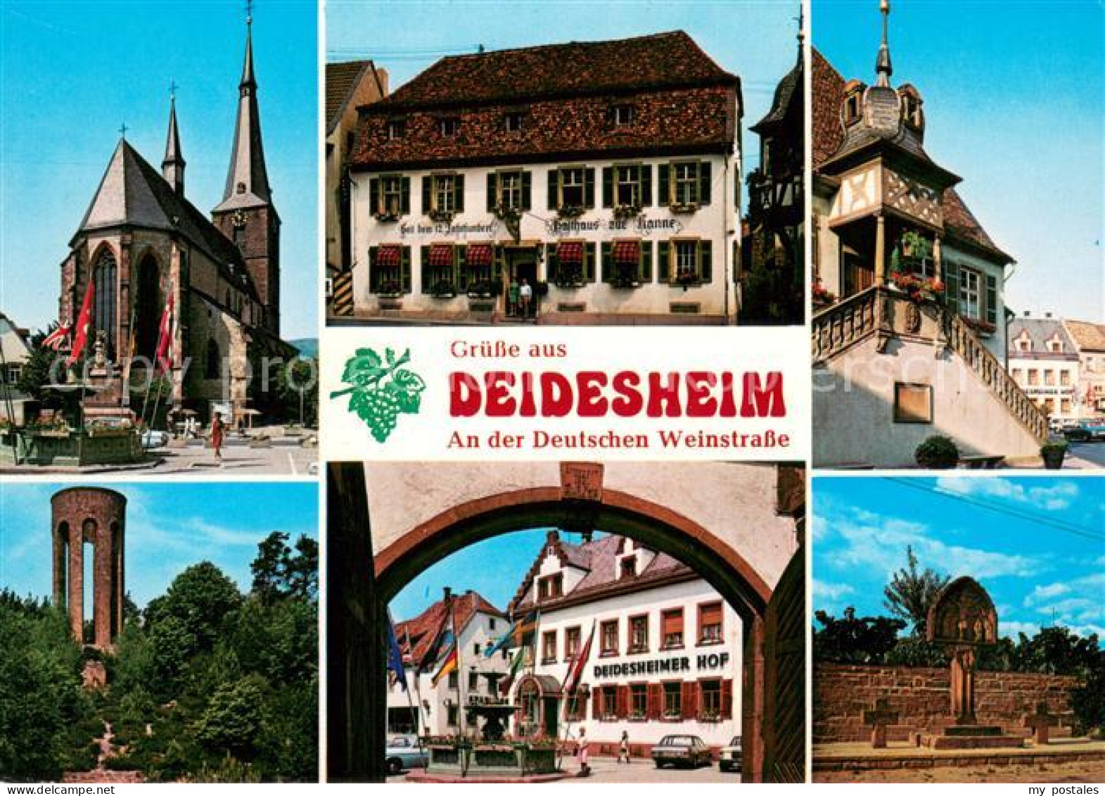 73671331 Deidesheim Kirche Gasthaus Zur Kanne Turm Deidesheimer Hof Rathaus Deid - Deidesheim