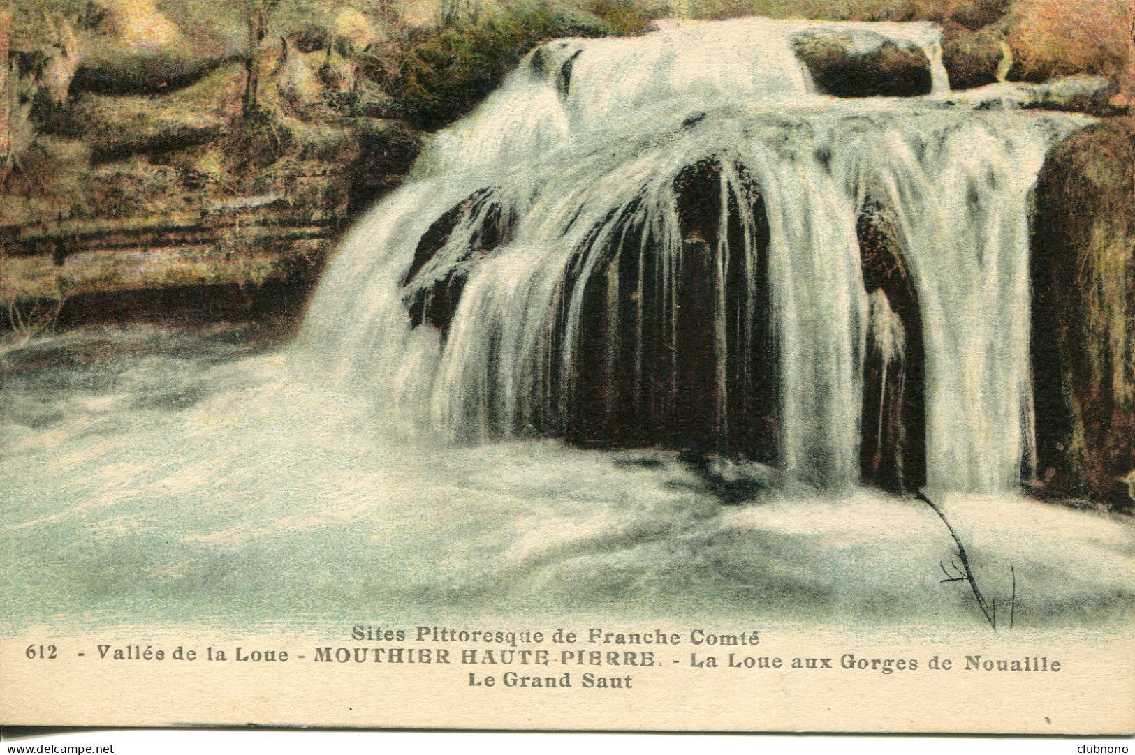 CPA  -  MOUTHIER HAUTE-PIERRE - LA LOUE AUX GORGES DE NOUAILLE - LE GRAND SAUT - Otros & Sin Clasificación