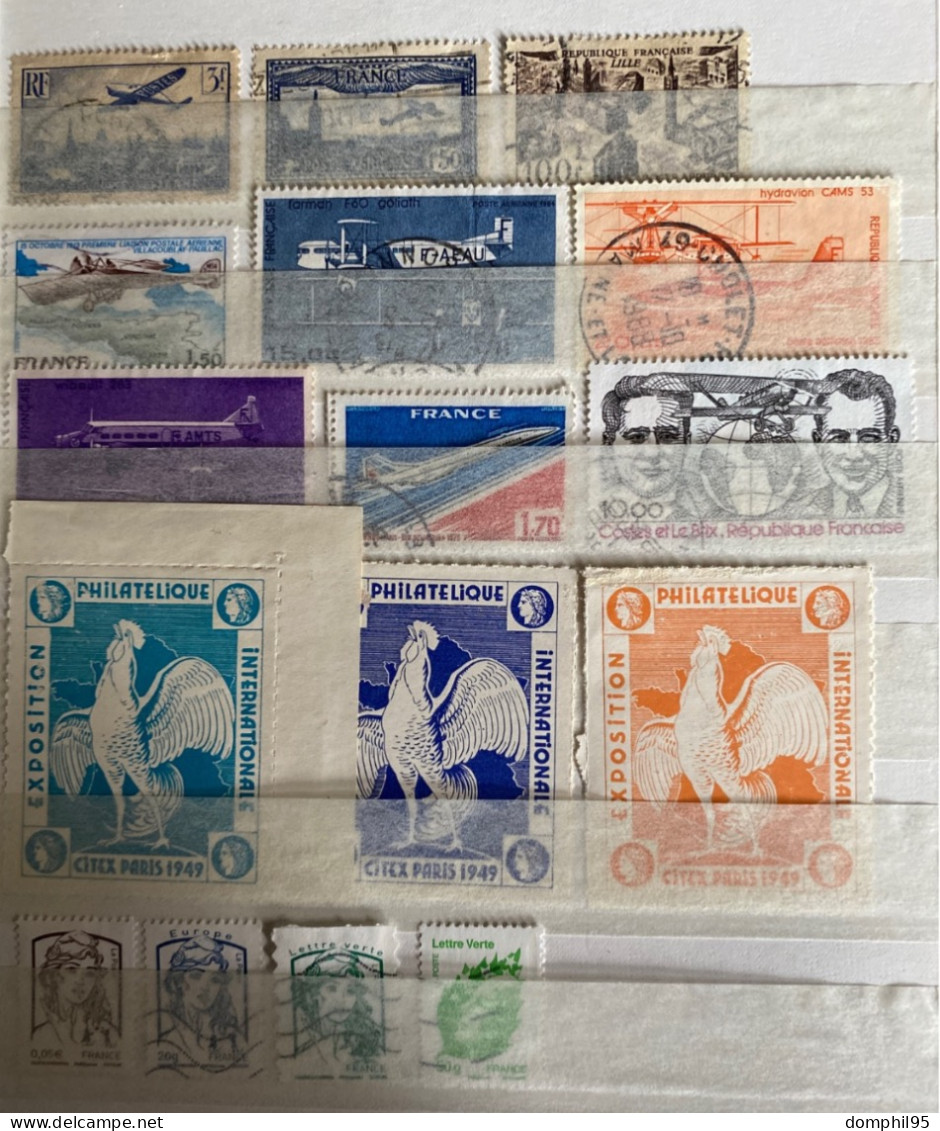 Album Timbres De France N**/*/obl à Trier - Verzamelingen (in Albums)