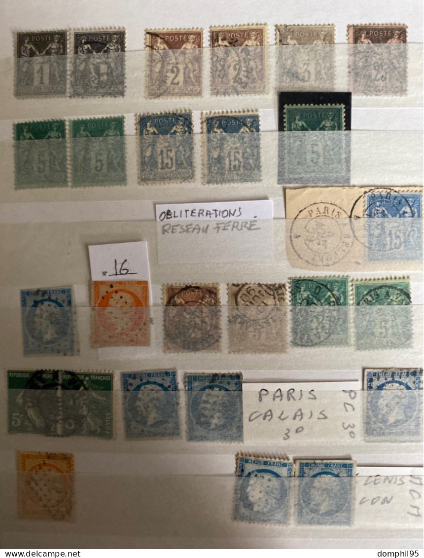 Album Timbres De France N**/*/obl à Trier - Verzamelingen (in Albums)