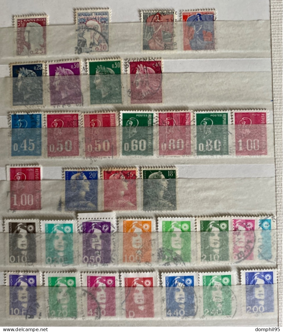 Album Timbres de France N**/*/obl à trier