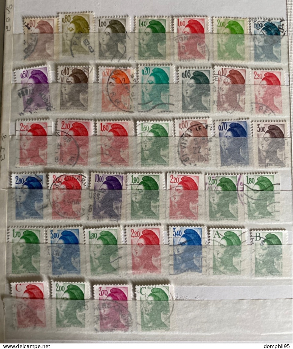 Album Timbres de France N**/*/obl à trier