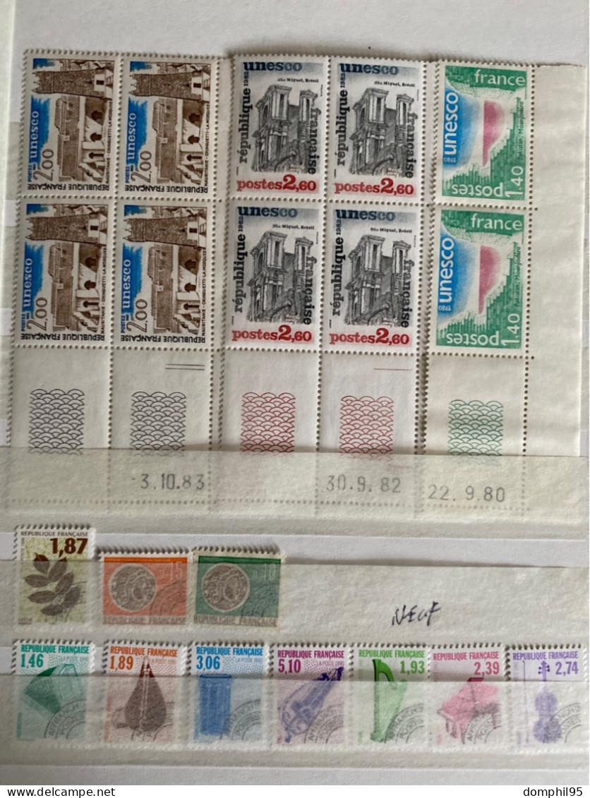 Album Timbres de France N**/*/obl à trier