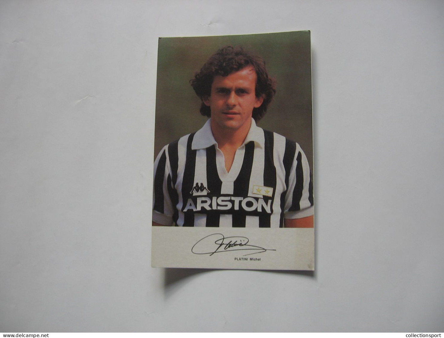 Football -  Carte Juventus Turin - Michel Platini - Soccer