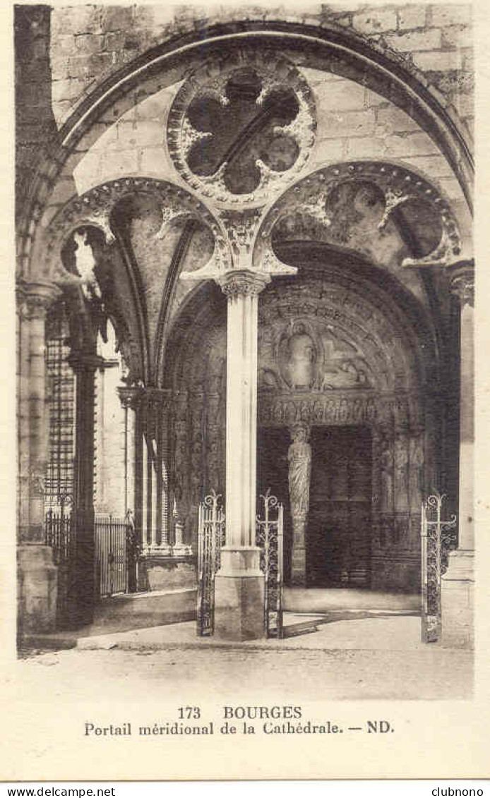 CPA - BOURGES - CATHEDRALE - PORTAIL MERIDIONAL - Bourges