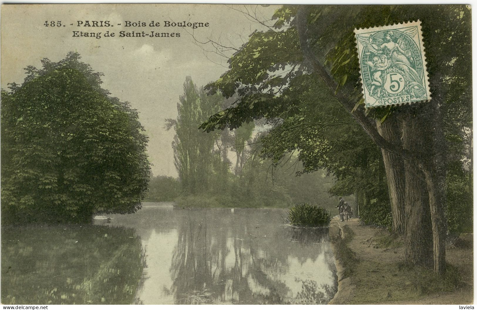 75 PARIS 16e - Bois-de-Boulogne - Etang De Saint-James - Distretto: 16