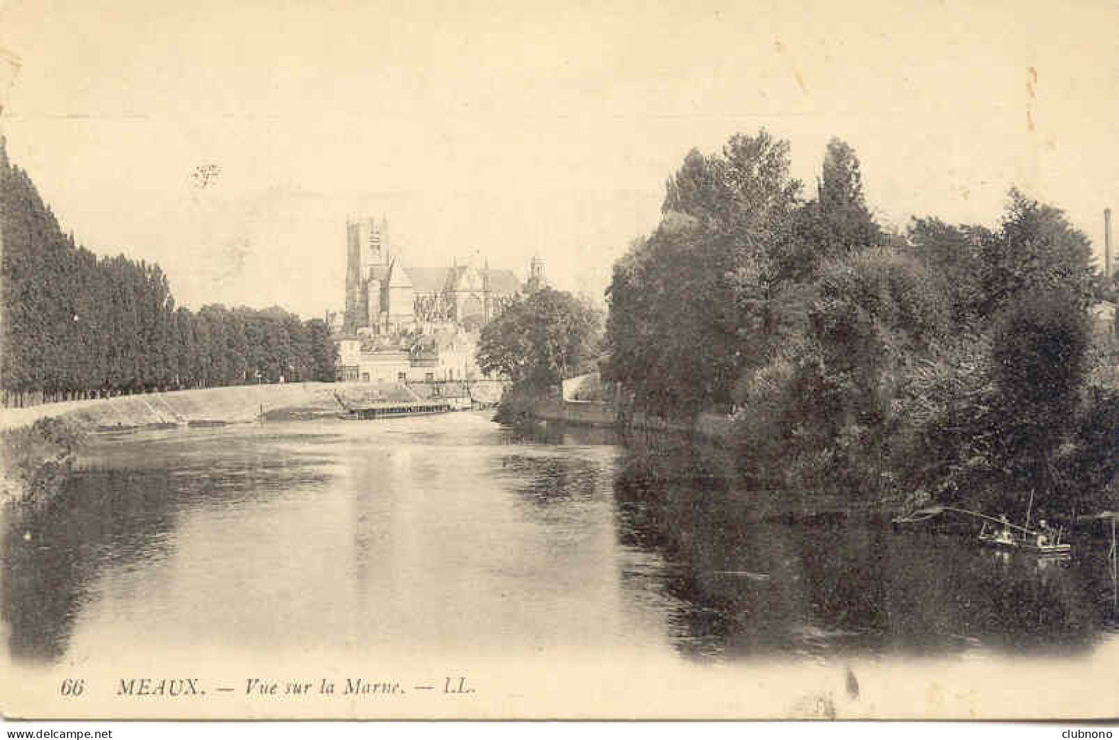 CPA -MEAUX - VUE SUR LA MARNE - Meaux