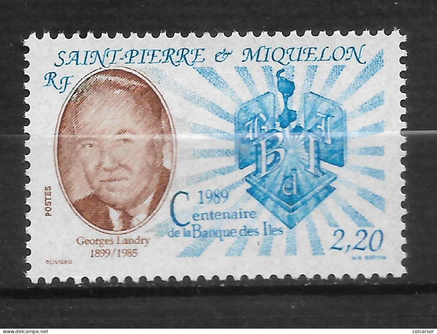 SAINT PIERRE ET MIQUELON N°   511 "  BANQUE DES ILES " - Unused Stamps