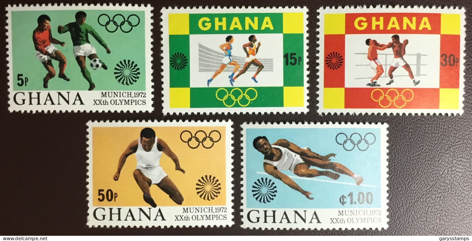 Ghana 1972 Olympic Games MNH - Ghana (1957-...)