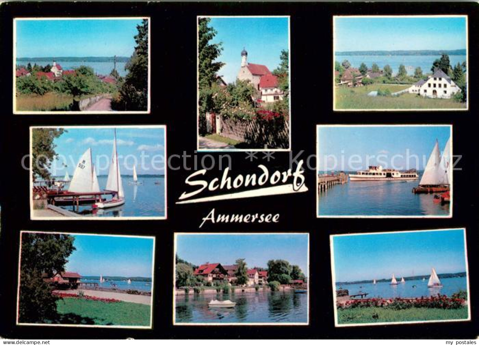 73671239 Schondorf Ammersee Kirche Ammerseepartien Schondorf Ammersee - To Identify