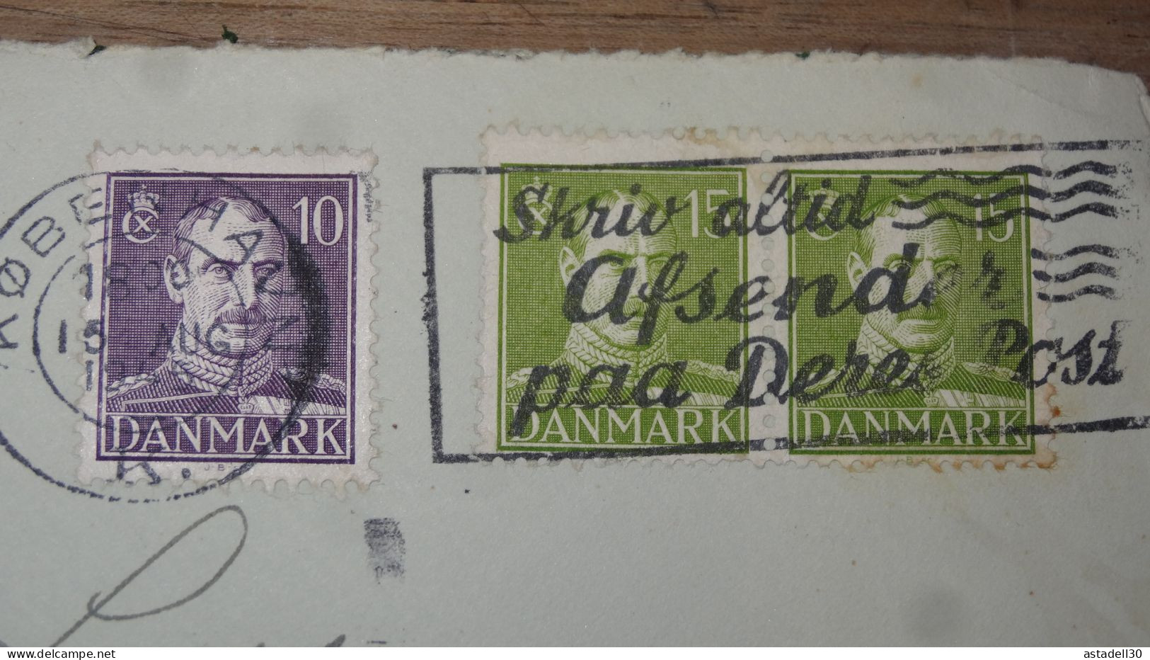 Enveloppe DANMARK, Censored, 1945  ............ Boite1 .............. 240424-249 - Lettres & Documents