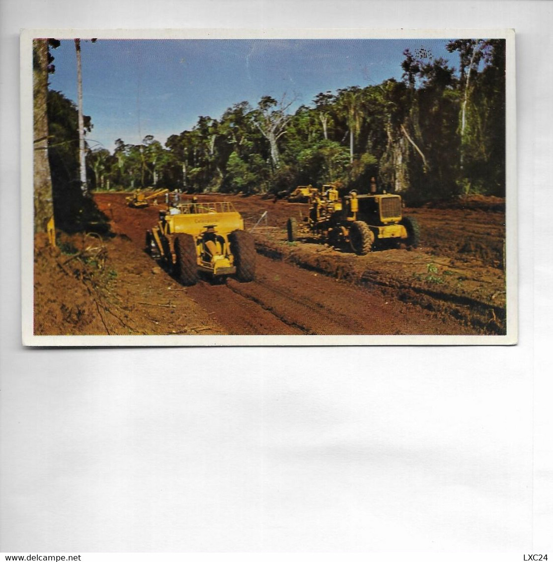 A.80. COMANDO DE INGENIERIA DEL EJERCITO CONSTRUYENDO CAMINOS EN LA ZONA DEL ALTO PARANA PARAGUAY. - Paraguay