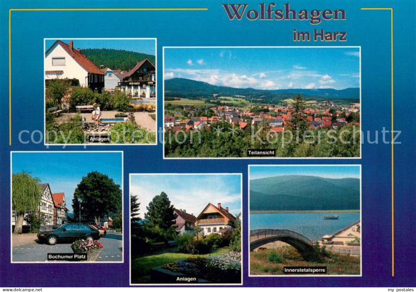 73671181 Wolfshagen Harz Panorama Parkanlagen Bochumer Platz Innerstetalsperre W - Langelsheim