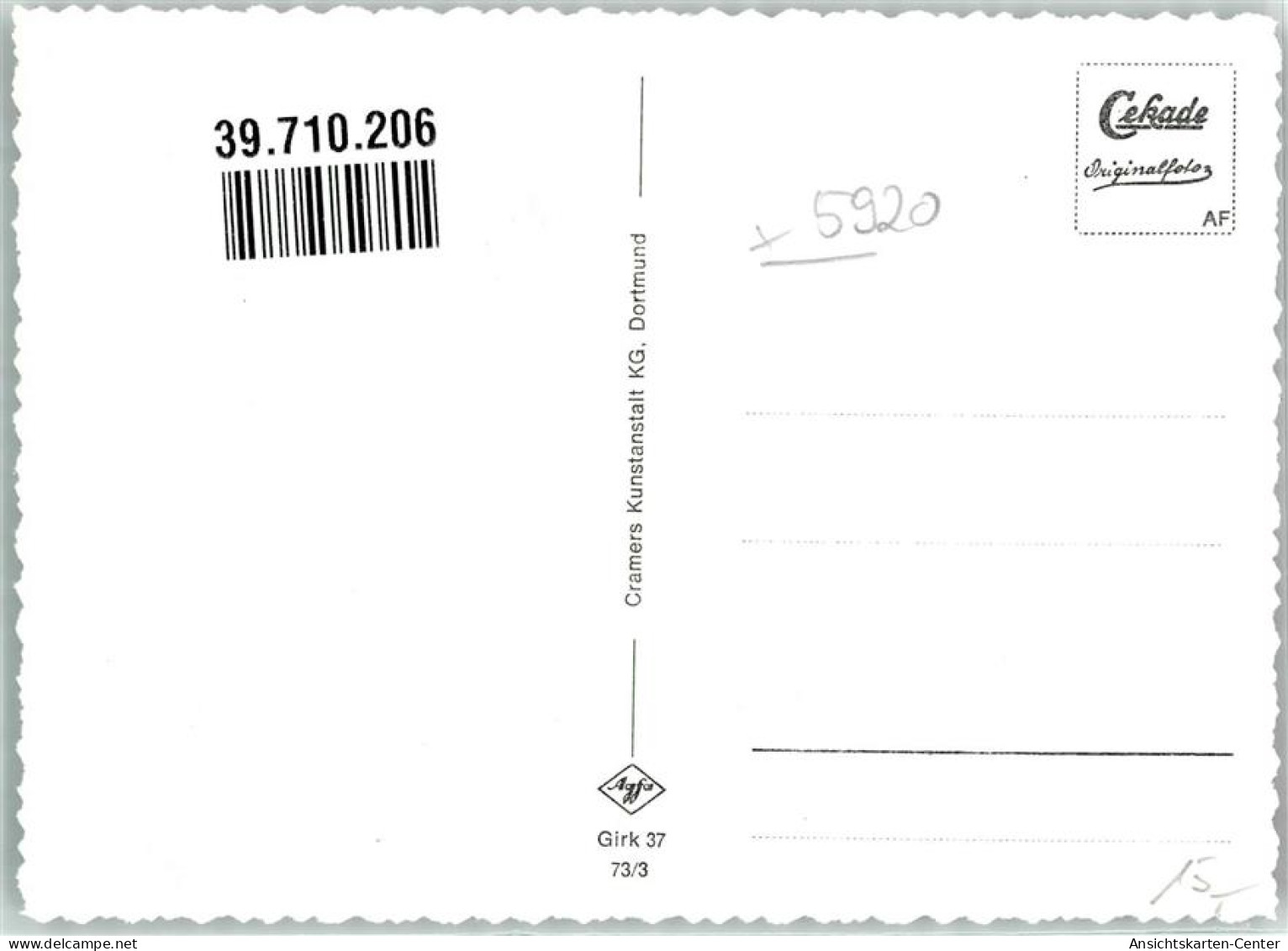 39710206 - Girkhausen , Kr Olpe, Biggesee - Attendorn