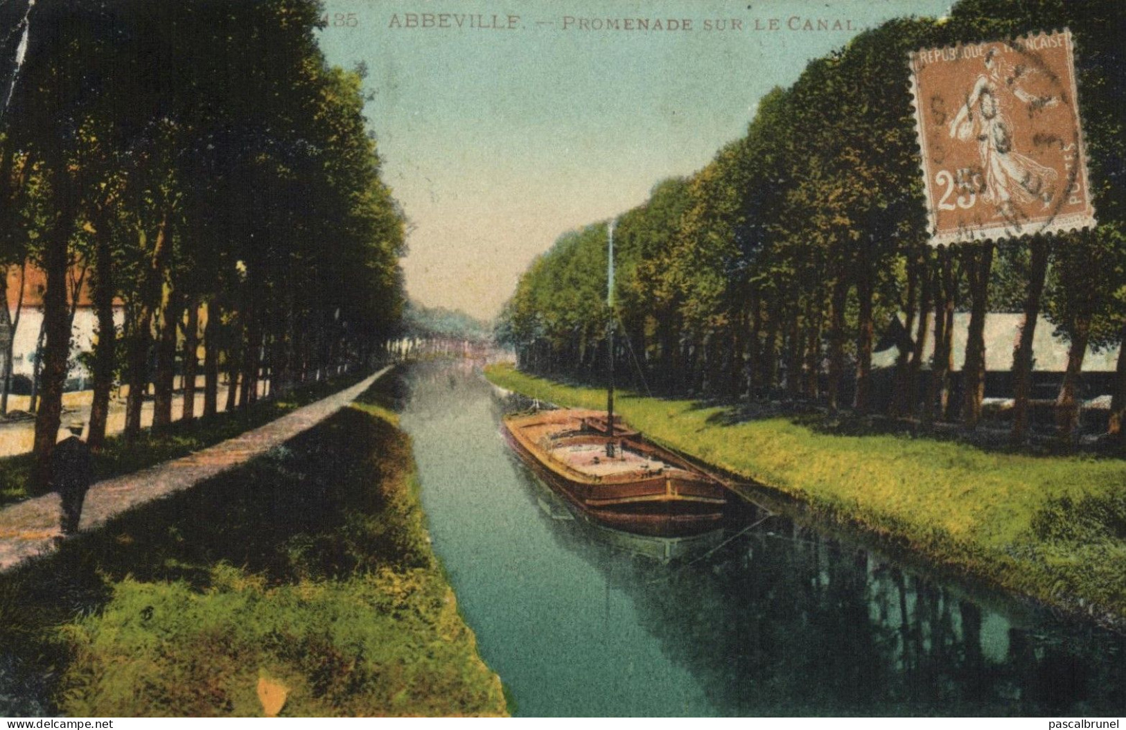 ABBEVILLE - PROMENADE SUR LE CANAL - Abbeville