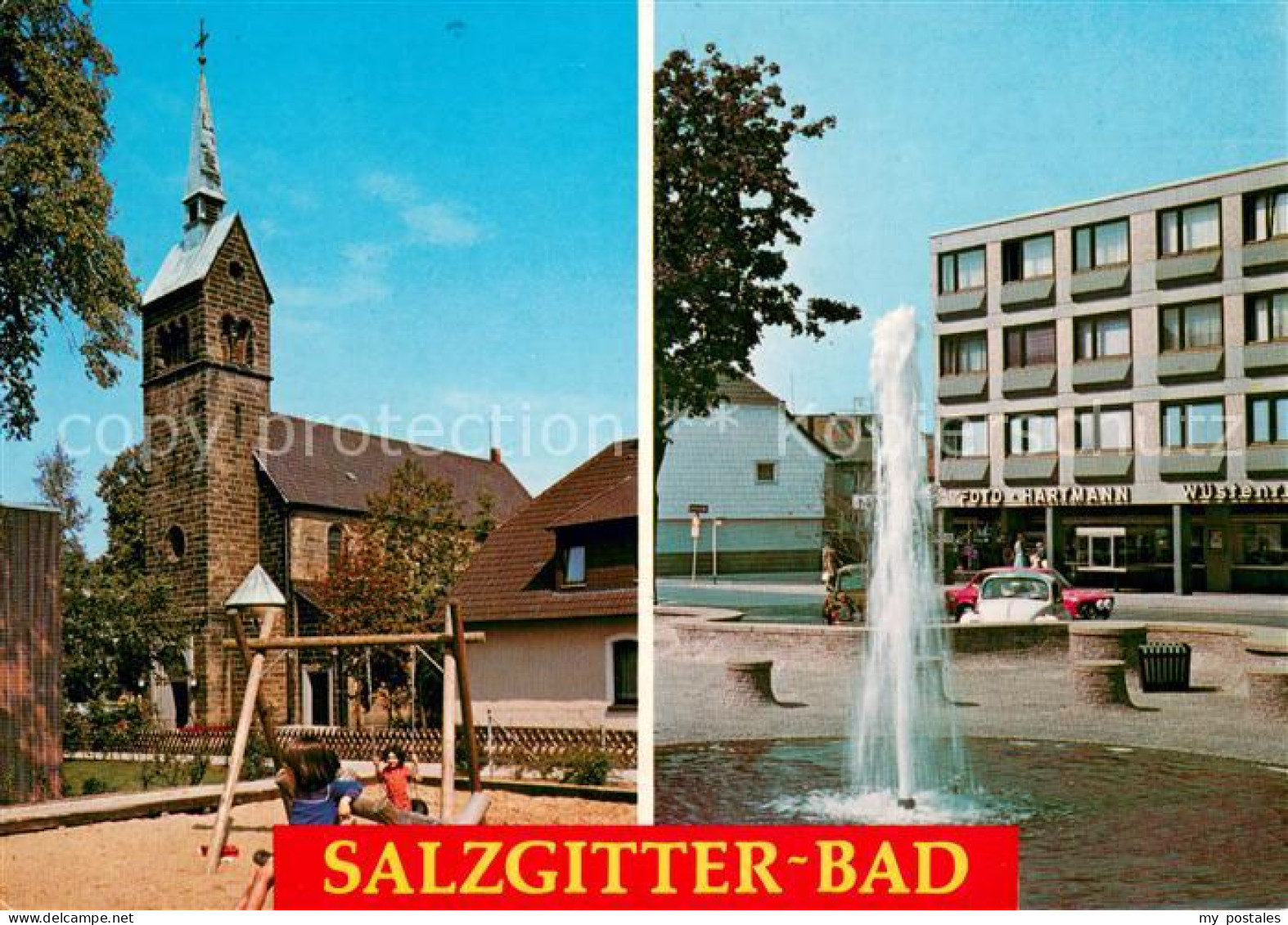 73671142 Bad Salzgitter St. Marienkirche Und Bohlweg Fontaene Bad Salzgitter - Salzgitter