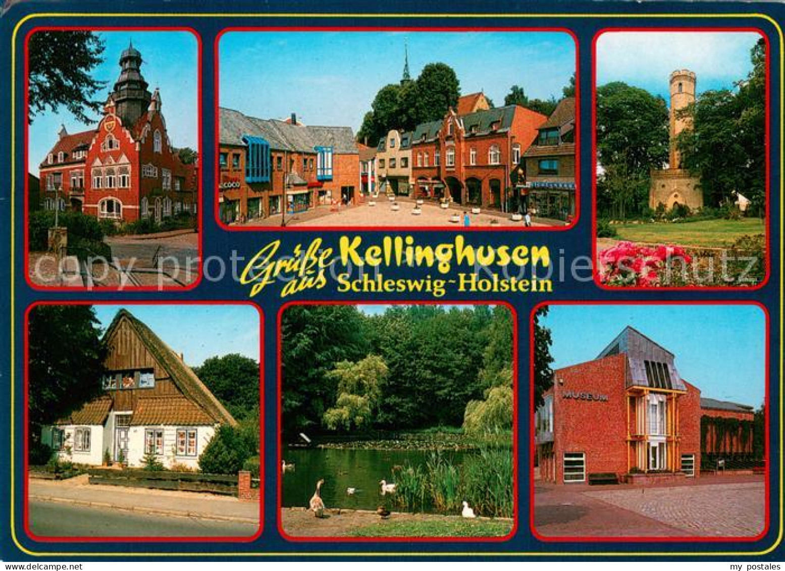 73671133 Kellinghusen Altstadt Marktplatz Turm Museum Schwanenteich Kellinghusen - Kellinghusen