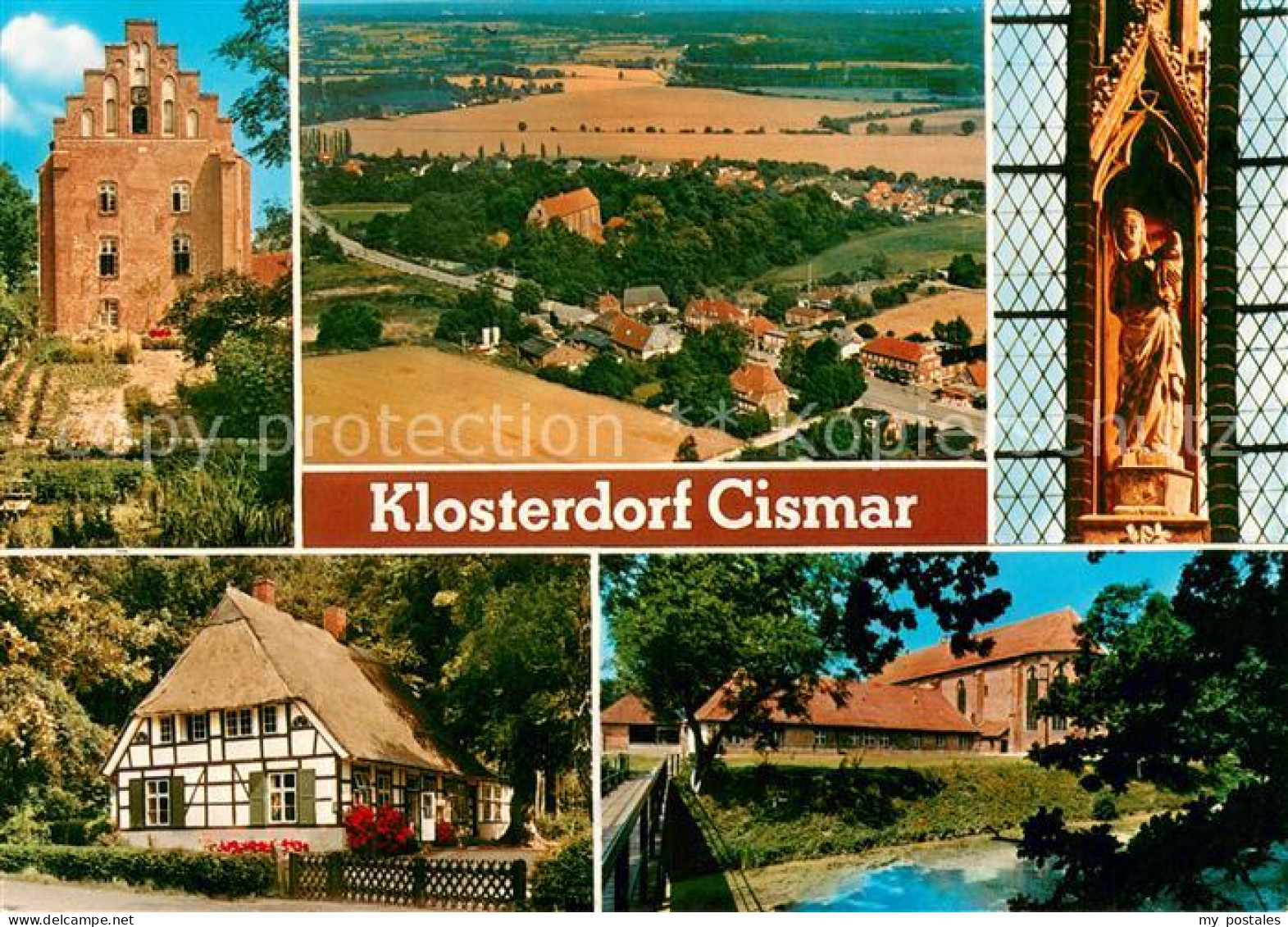 73671132 Cismar Panorama Klosterdorf Fliegeraufnahme Historische Gebaeude Kirche - Grömitz