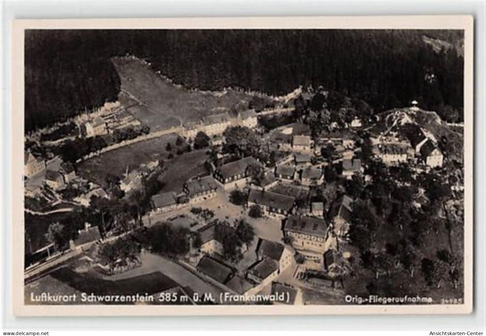 39113606 - Schwarzenstein Im Frankenwald. Originale Fliegeraufnahme Ungelaufen  Gute Erhaltung. - Hof