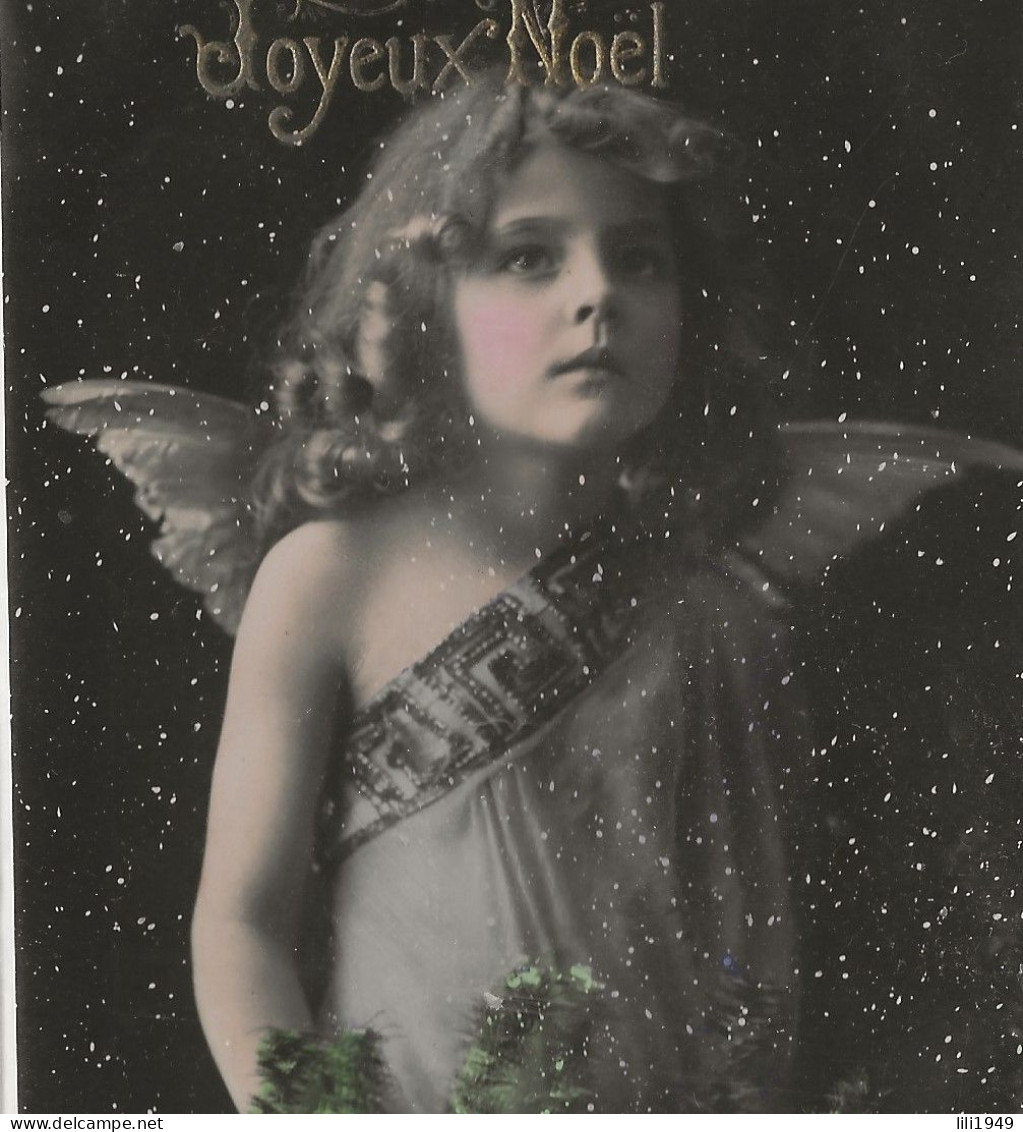 CPA 1908 Fillette élégante Aux Cheveux Bouclés Et , Aux  Ailes  D'ange  Pretty  Little  Girl  Angel - Abbildungen
