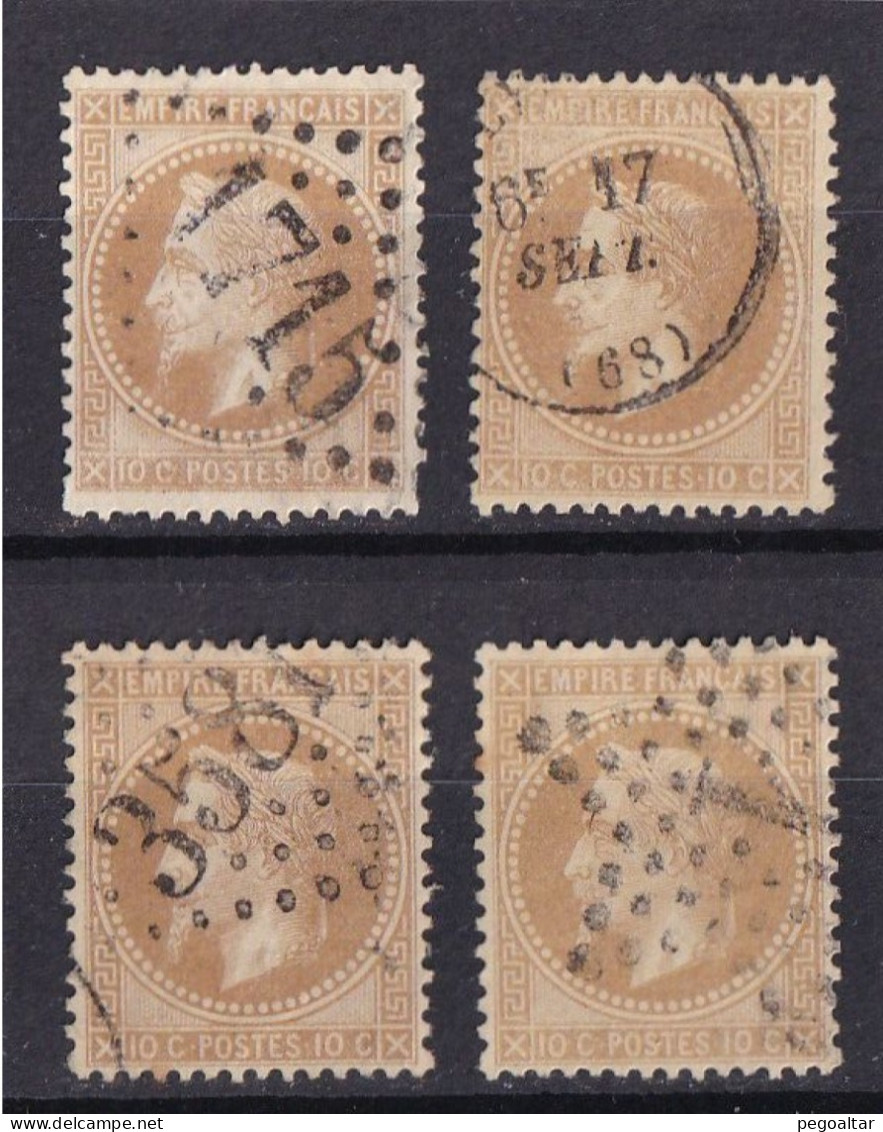 N°28A; B/TB. - 1863-1870 Napoleon III With Laurels